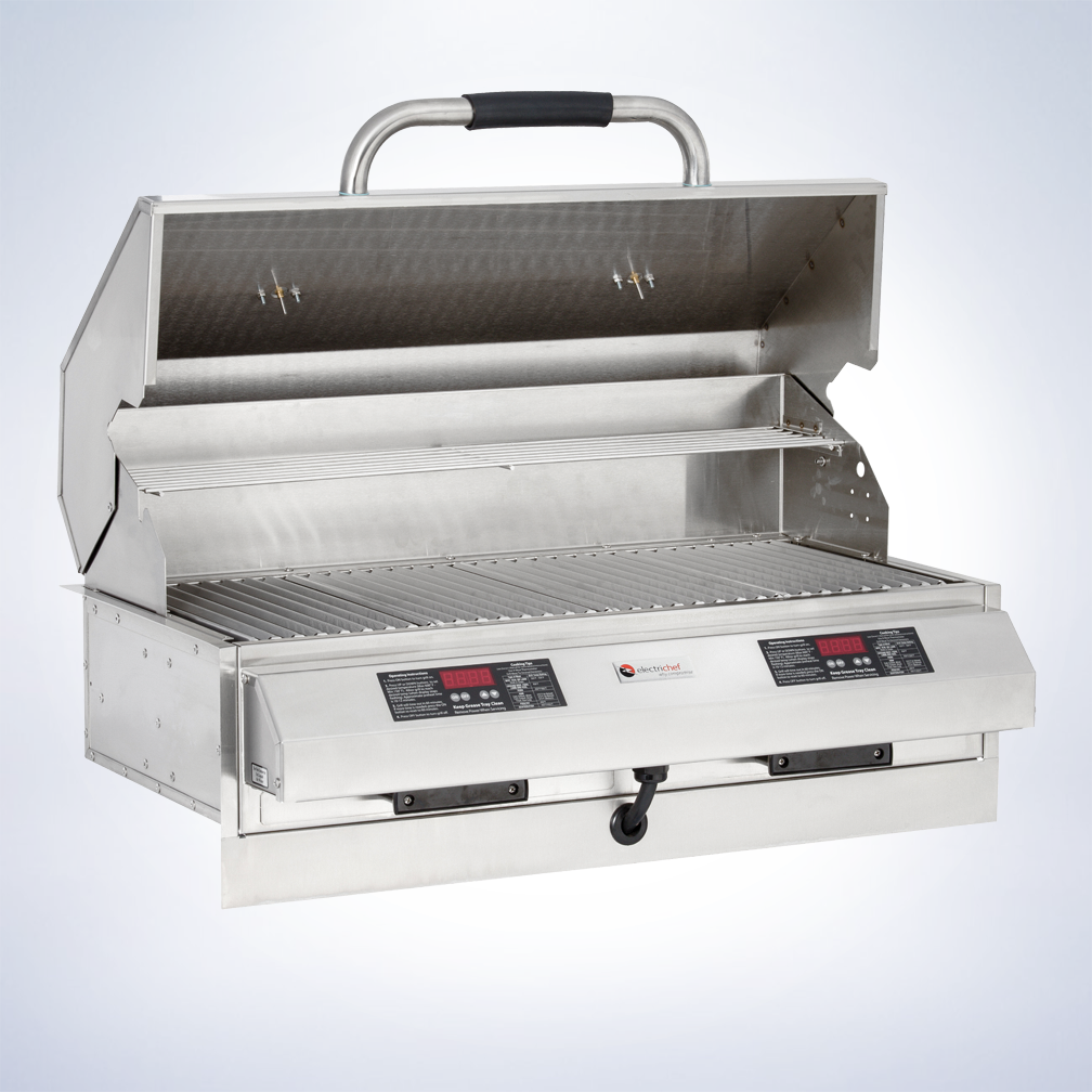 Electri-Chef Ruby 32 Counter Top 5280 Watt Electric Grill with Single Digital Temperature Control - 4400-EC-448-JACT-S-32