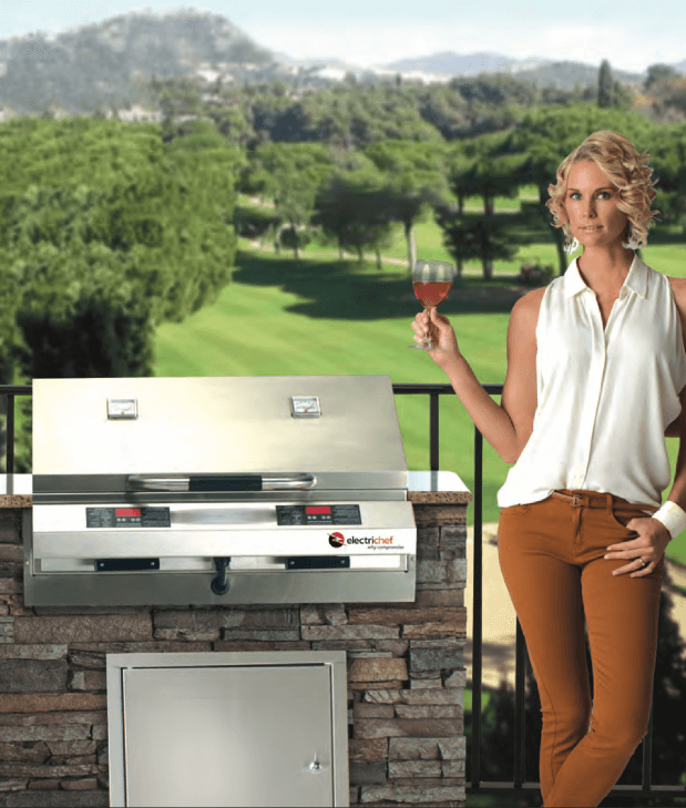 Electrichef 48 Diamond Marine Built-in Outdoor Electric Grill