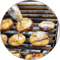 grilled peaches