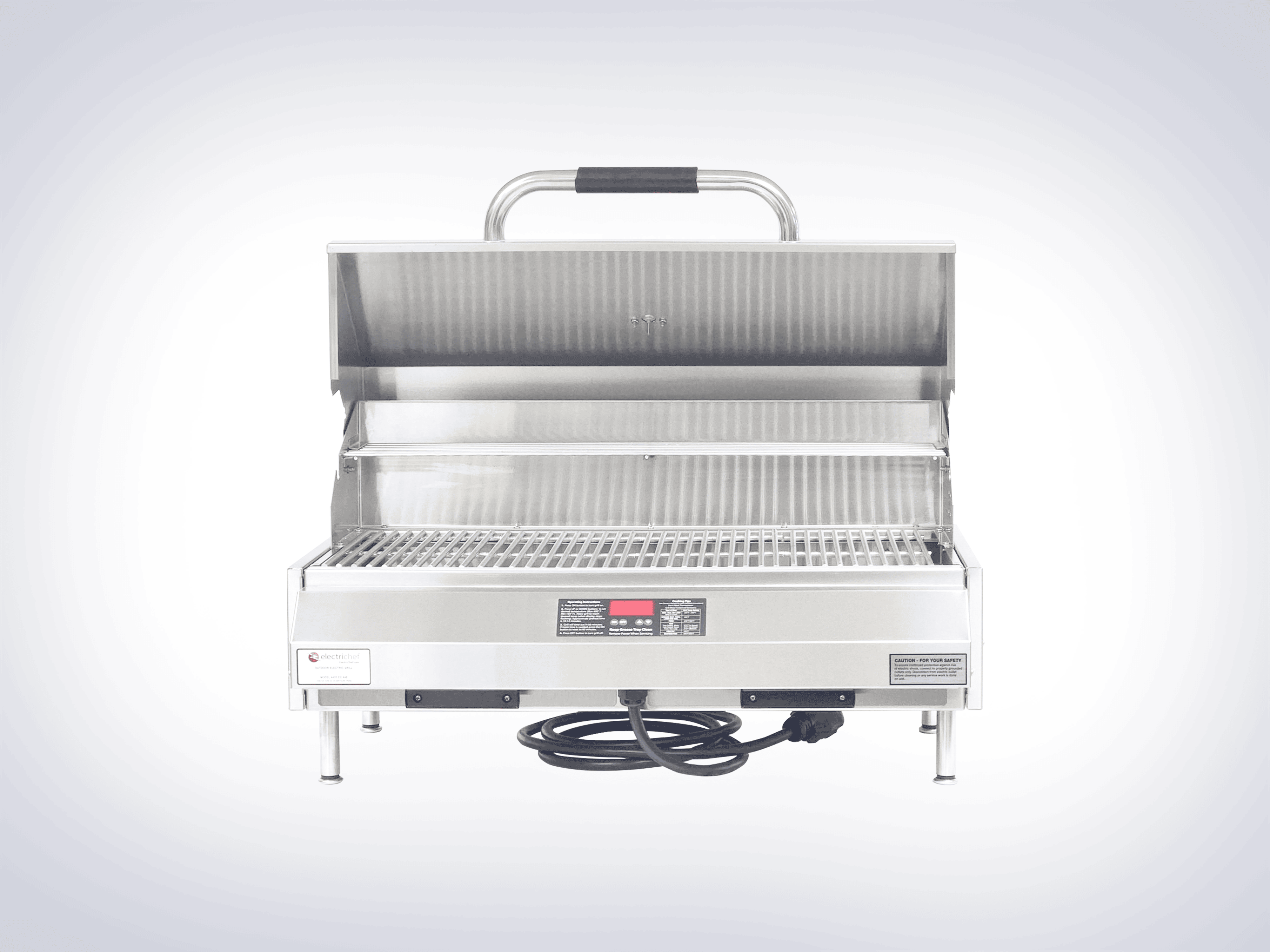 Electri-Chef Ruby 32 Counter Top 5280 Watt Electric Grill with Single Digital Temperature Control - 4400-EC-448-JACT-S-32