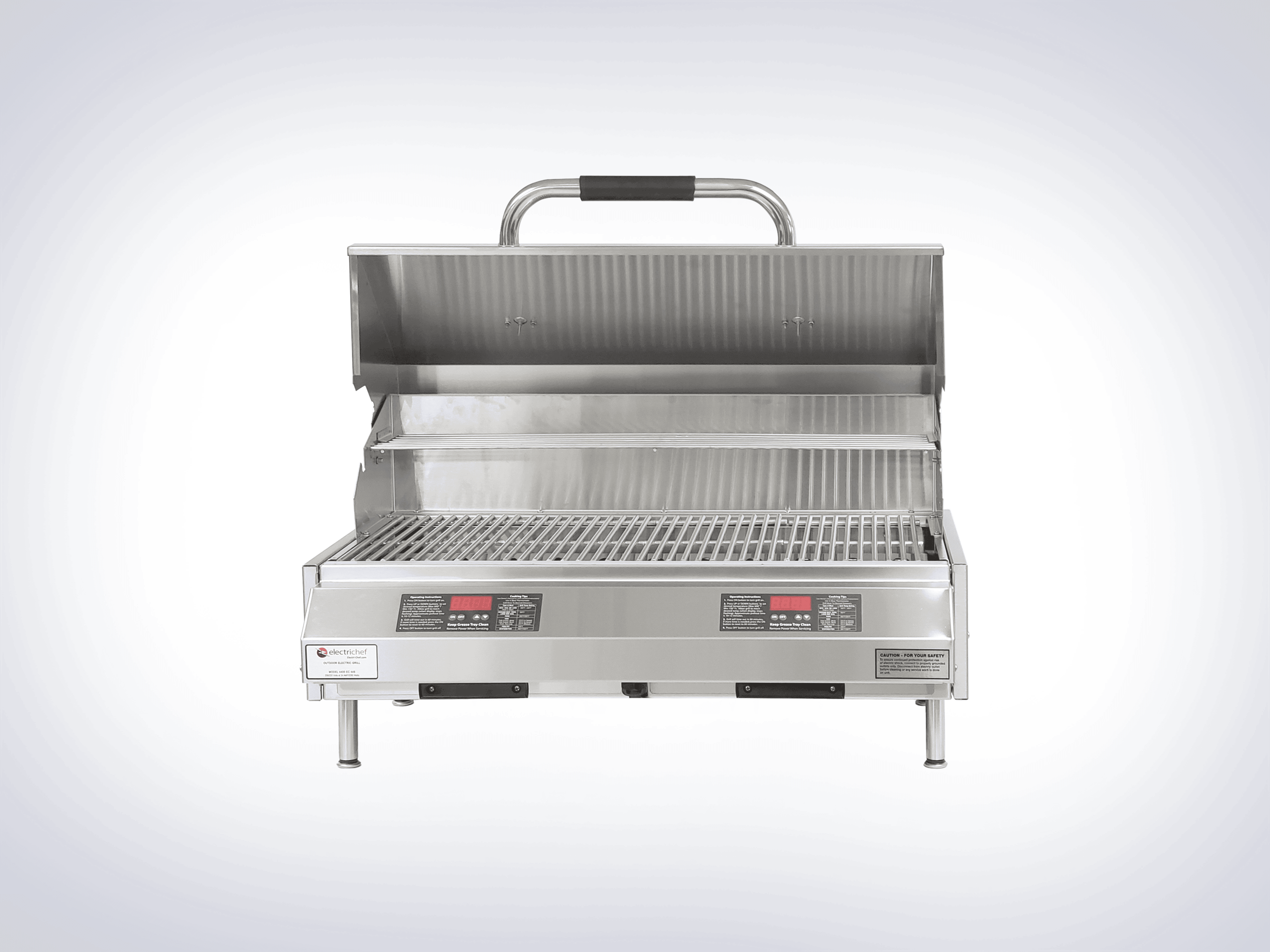 Ruby 32 Dual Tabletop Outdoor Electric Grill - ElectriChef